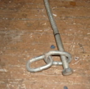 Lag Screw with chain links